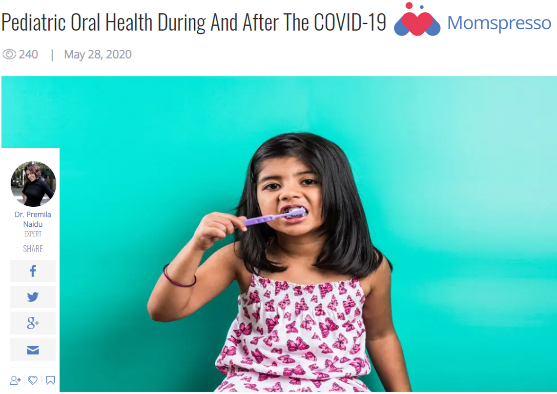 Pediatric Oral Health During And After The COVID19 Small Bites
